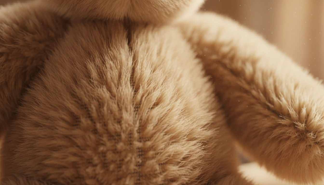 Hochwertige Plüsch Material Textur Nahaufnahme