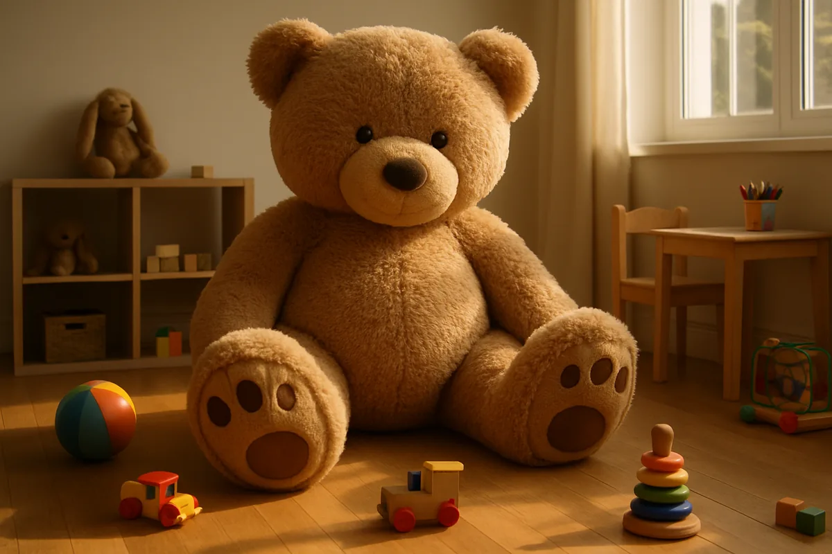 Riesen-Teddybären bei Sandra Lehmann