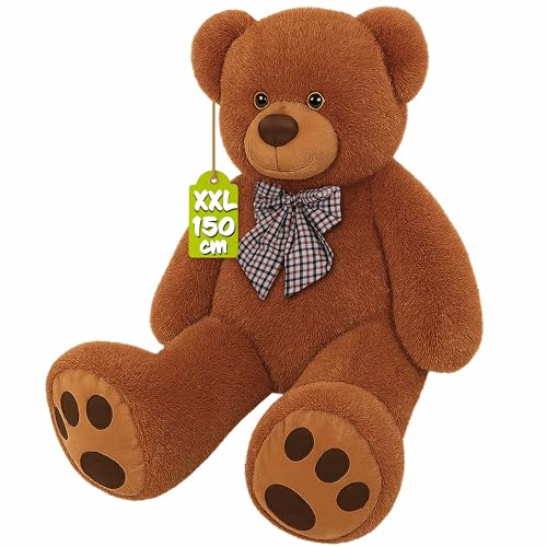 Monzana Teddybär XXL bis 175 cm braun